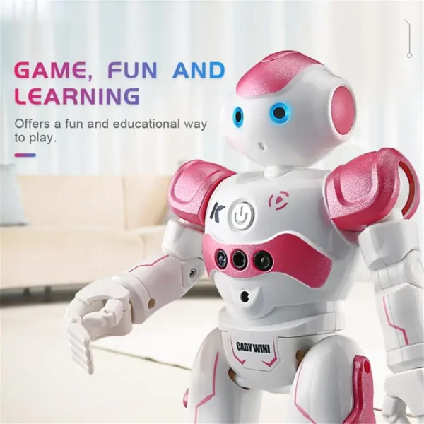 LEORY RC Robot Intelligent Programming Remote Control Robotica Toy Biped Humanoid Robot For Children Kids Birthday Gift Present 3