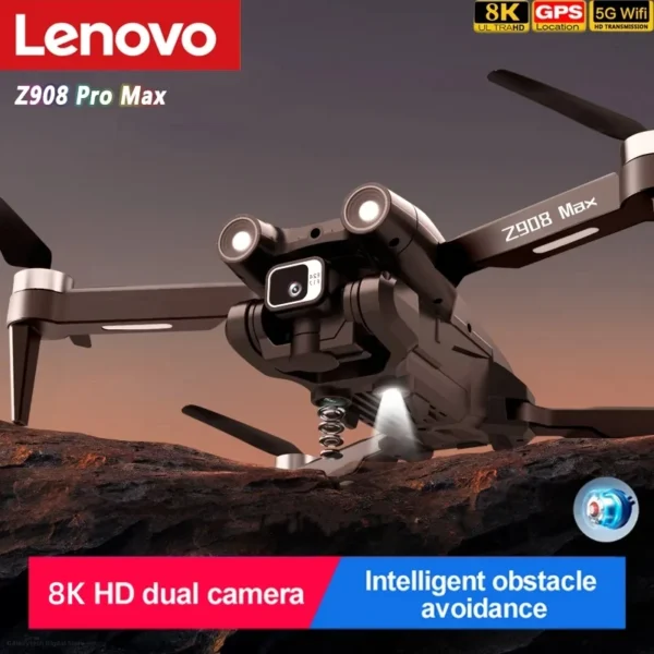 Lenovo Z908 Pro GPS Drone brushless motor 8K Professional 5g WIFI dual HD aerial FPV obstacle avoidance quadrotor 8000 meters 2