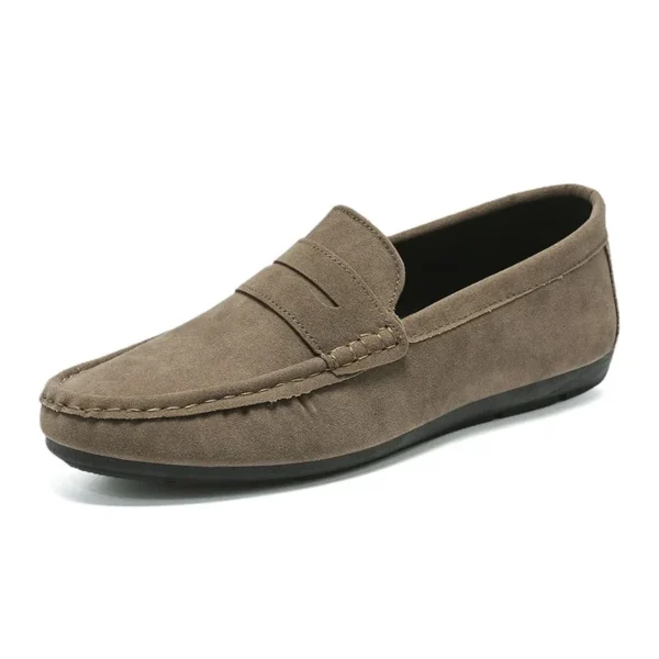 Casual Loafers Spring Men's Shoe Suede Loafers For Men Soft Driving Moccasins High Quality Flats Male Walking Shoes Slip-on 5