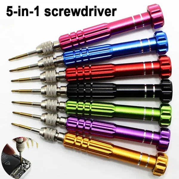 5 in 1 Multi Screwdriver Repair Kit Screwdriver Sets Phone Opening Tools Phone Repair Tools for Iphone Huawei Xiaomi Hand Tools 1