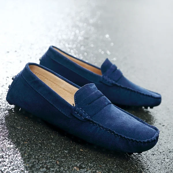 Men Casual Shoes Fashion Men Shoes Handmade Suede Genuine Leather Mens Loafers Moccasins Slip On Men's Flats Male Driving Shoes 5