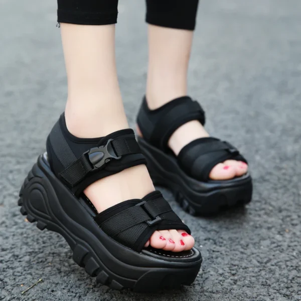 2023 New Designer Shoes Ladies Sandals High Quality Women's Shoes Summer Platform Sandalias De Mujer 1