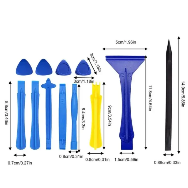 12 in 1 Universal Plastic Spudger Pry Tools Shovel Mobile Phone Screen Opening Tools Repair Kit For iPhone Laptop Repair 6