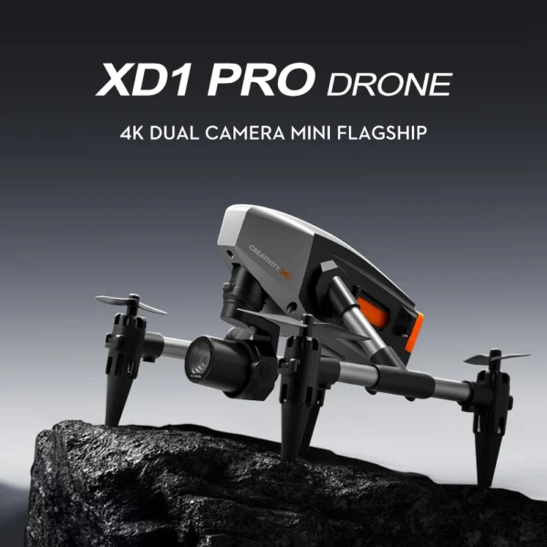 New XD1 Mini Drone 4K Professional 8K Dual Camera 5G WIFI Height Maintaining Four Sides Obstacle Avoidance RC Quadcopter Toys 5