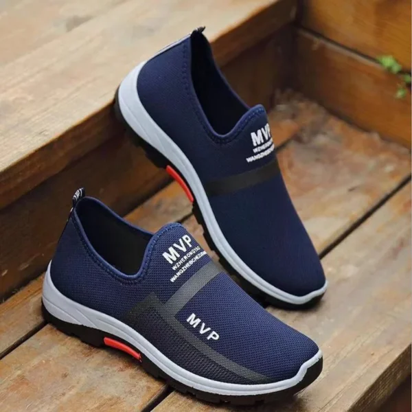 Slip on Mesh Men Shoes Lightweight Sneakers Men Fashion Casual Walking Shoes Breathable Slip on Mens Loafers Zapatillas Hombre 2