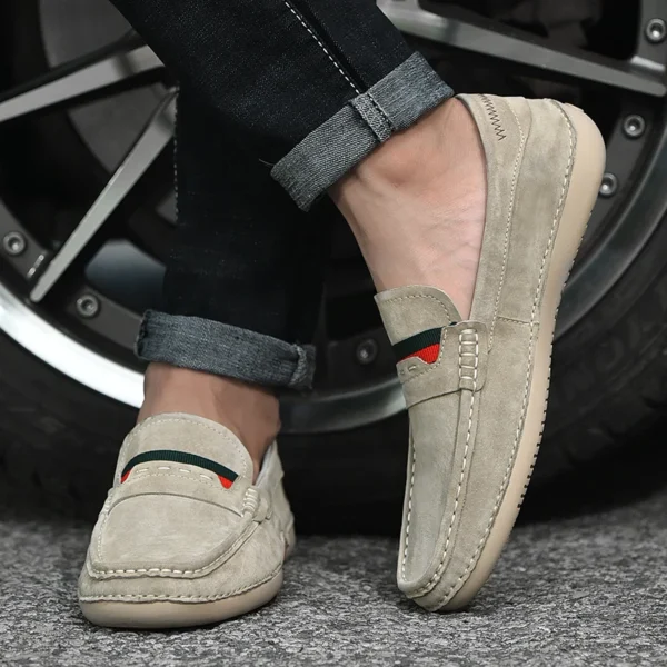 Men Loafers Shoes Genuine Leather For Men Casual Shoes 2022 New Brand High Quality Suede Moccasins Large Size Zapatos De Hombre 5