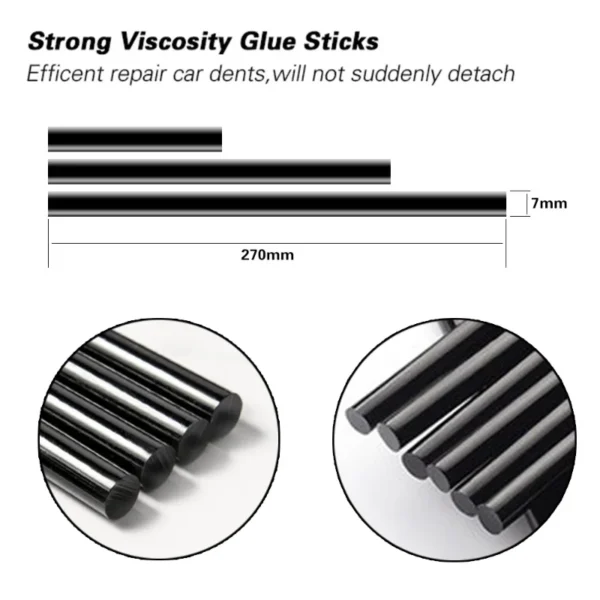 Car Body Dent Repair Glue Sticks Strong Adhesion Puller Hot Melt Glue Sticks Tools Paintless Removal Strips Car Repair Tool 5