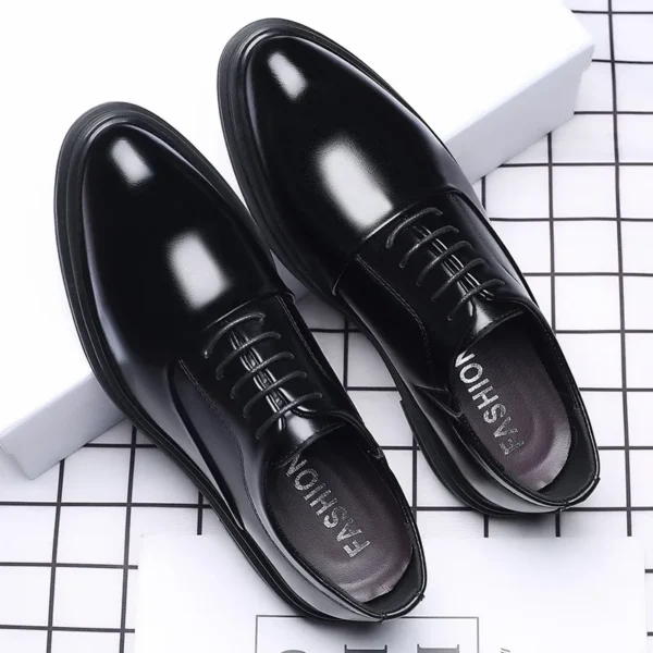 2023 New Men Suit Shoes Party Men's Dress Shoes Italian Leather Zapatos Hombre Formal Shoes Men Office Sapatos Social Masculino 4