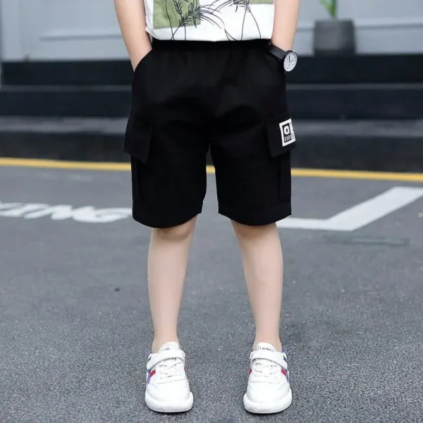 Boys Children Shorts Summer Fashion Kids Pants Clothes Child Boy Casual Shorts Teens Overalls Clothing 4 6 8 10 12 14 Years Boy 5