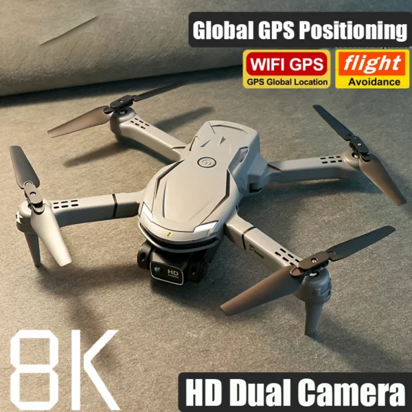 V88 Drone 8K GPS Dual Camera Professional 5G Obstacle Avoidance Optical Flow Positioning Brushless Upgraded Quadcopter RC Gifts 2