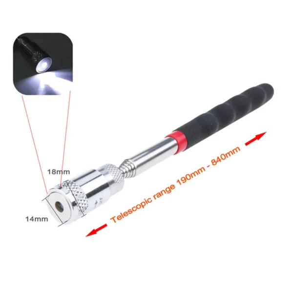 Mini Telescopic Magnetic Magnet Pen Handy Tool Capacity For Picking Up Nut Bolt Extendable Pickup Up Nuts Hand Tools 6