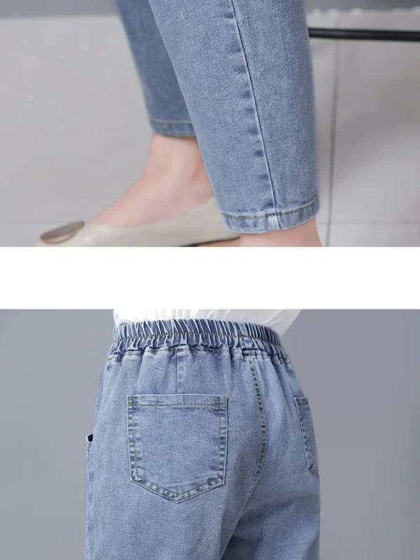 Vintage Ankle-length Harem Jeans Baggy Casual Mom's Denim Pants Women High Waist Fashion Vaqueros Oversized 4xl Cowboy Pantalone 5