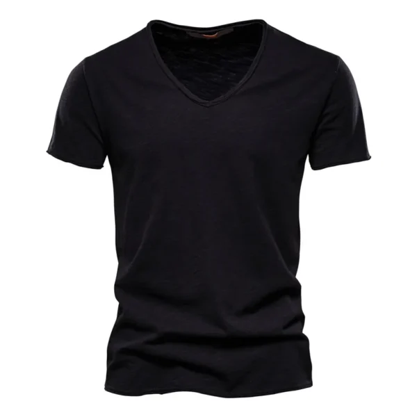 2024 Fashion Men's t Shirt S-5XL Solid Color Pure Cotton Short-Sleeved Top 9 Colors Summer Leisure Sports Quality Clothing 5