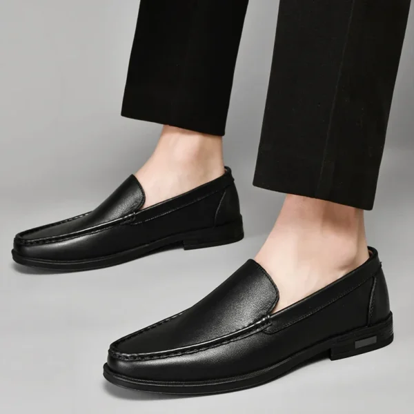 Male Comfy Walking Shoe Genuine Leather Slip on Mens Loafers New Trend Casual Shoes Men Designer Moccasins Hot Sale Drive Shoes 2