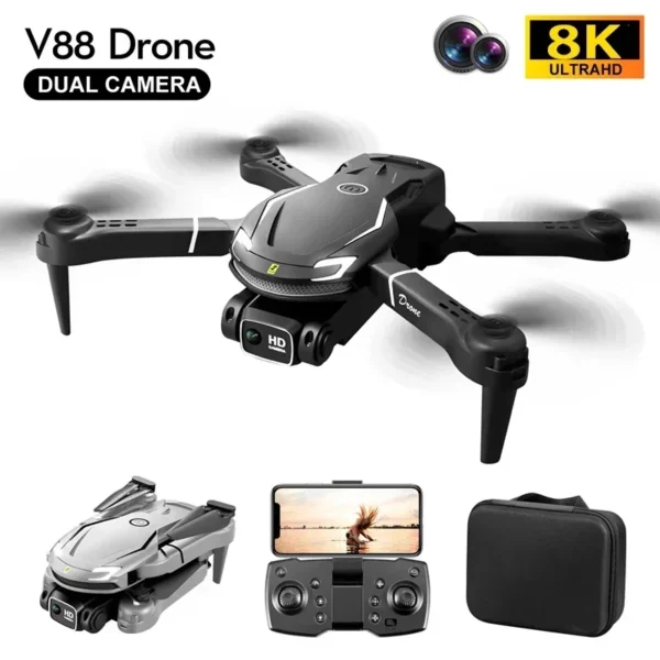 Xiaomi MIJIA V88 Drone 8K 5G GPS Professional HD Aerial Photography Remote Control Aircraft HD Dual Camera Quadcopter Toy UAV 5