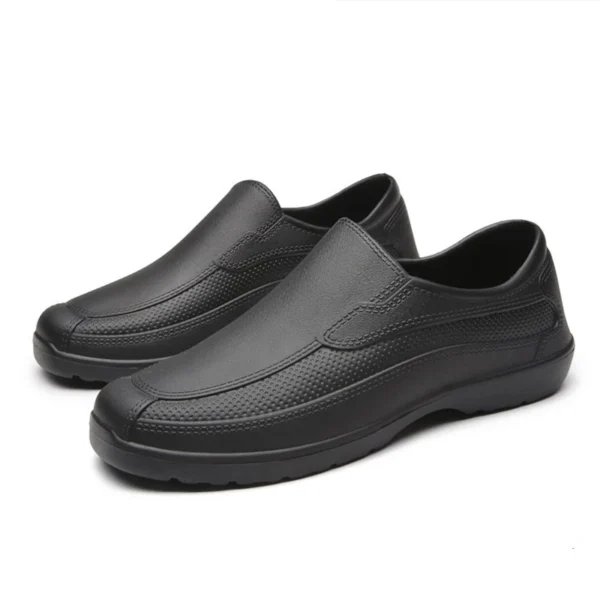 Men White Rainboots Catering Kitchen Waterproof Shoes Hotel Cook Baotoe Light Work Shoes Restaurant Women Waiter Flat Shoes 3