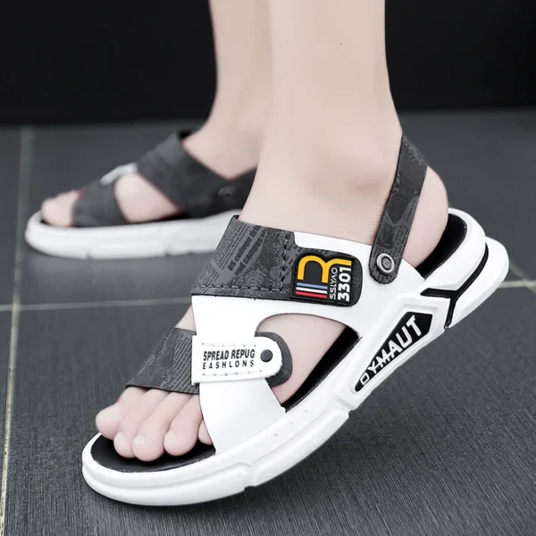 Men's Sandals 2023 Brand Designer Shoes Outdoor Beach Slippers for Men Casual Shoes High Quality Non Slip Loafers Man Slippers 5