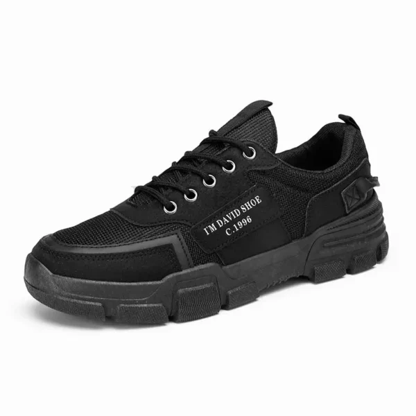 Walking Flats Men Casual Shoes Breathable Black Mesh Sneakers Male Skateboard Footwear New Fashion Non-slip Jogging Trainers Man 6