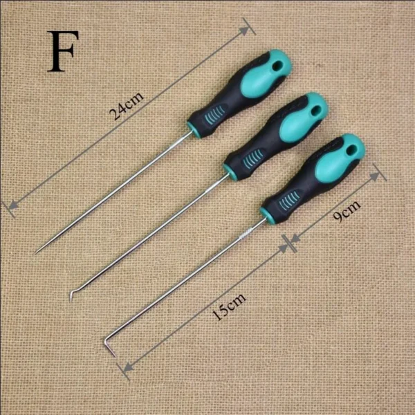 4Pcs/set Car Auto Vehicle Oil Seal Screwdrivers Set Car O-Ring Seal Gasket Puller Remover Pick Hooks Tools Car Remover Tools Kit 3