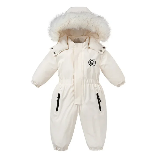 -30 Winter Baby Clothes Thicken Warm Romper plus fleece Jumpsuit Snowsuits Girl Boy Hooded Jackets Ski Suits Kids Coat Outerwear 3