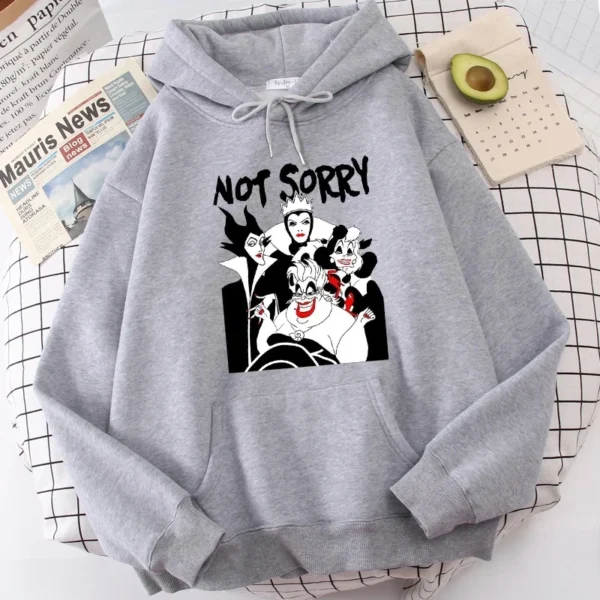 Disney Cartoon AutumnNew Fashion Villains Bad Girl Have More FunHoodie Graphic Tops Tees 90s Harajuku Gothic Hoodie Clothing 4