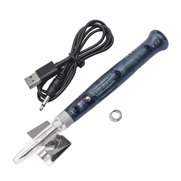 Portable USB Soldering Iron Professional Electric Heating Tools Rework With Indicator Light Handle Welding Gun BGA Repair Tool 6