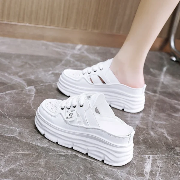 Summer New Women Slippers Fashion Platform Sandals Women Luxury High Heel Breathable Casual Women sandalias de mujer verano 2024 2