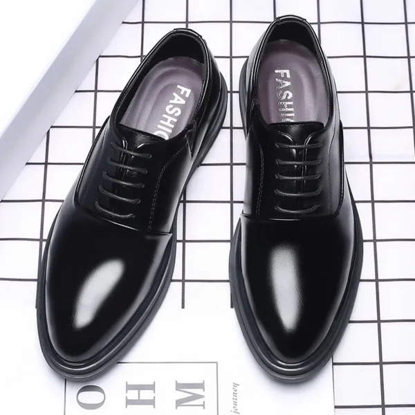 2023 New Men Suit Shoes Party Men's Dress Shoes Italian Leather Zapatos Hombre Formal Shoes Men Office Sapatos Social Masculino 6