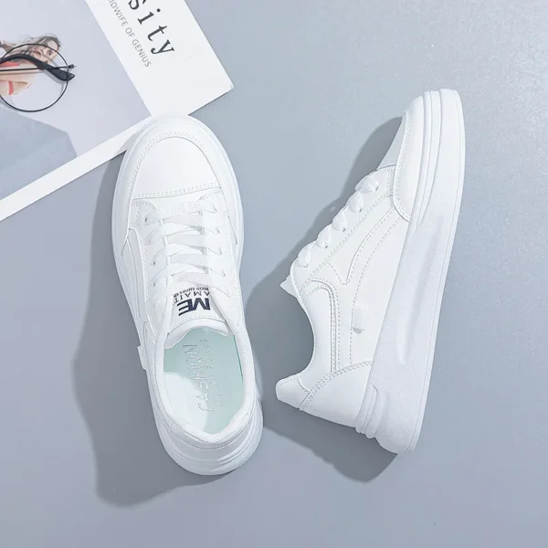 Women's Shoes Summer Thick Sole White Spring Autumn Breathable Platform Tennis Woman Trend Round Head Female Casual Sneaker2024 2