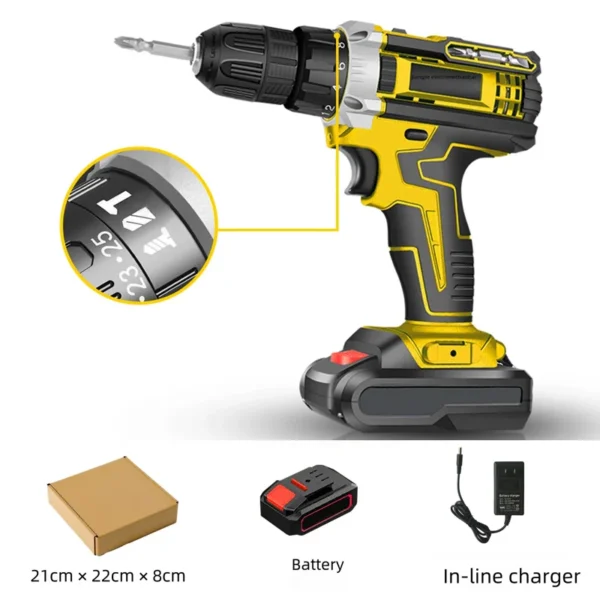 12V/21v mini portable electric original Makita impact electric cordless drill screwdriverBrushless professional electric drill 3