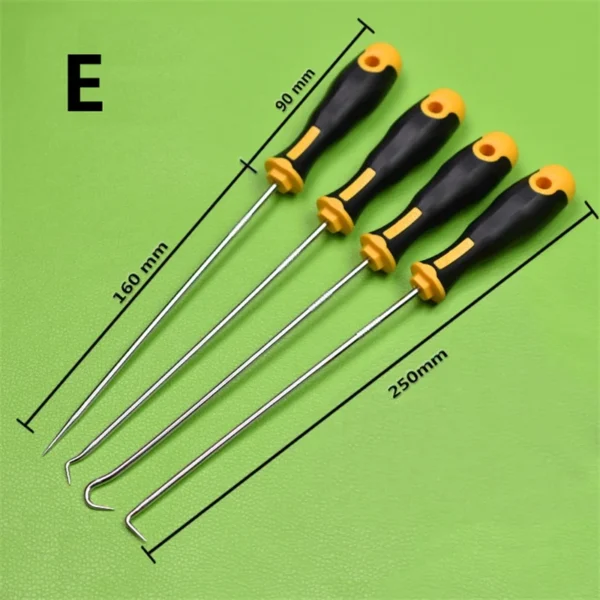 4Pcs/set Car Auto Vehicle Oil Seal Screwdrivers Set Car O-Ring Seal Gasket Puller Remover Pick Hooks Tools Car Remover Tools Kit 2