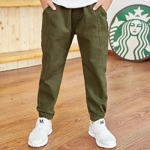 Spring Autumn Cotton Boys Pants Children Trousers Casual Kids Sports Pants 3 4 5 6 7 8 9 10 11 12 13 Years Teenager Boys Clothes 5