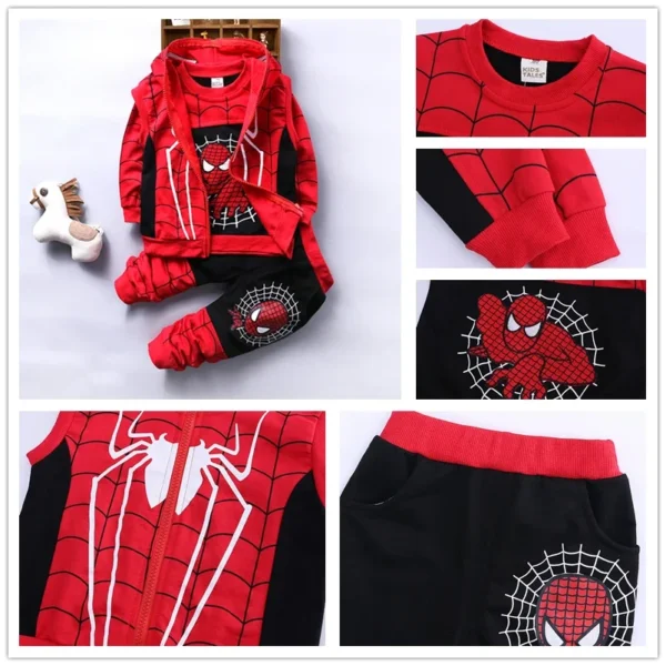 Autumn Boys Clothing Sets Cotton Sport Suit Children Cool  Cosplay Costume 3pcs Kids Tracksuit Clothes Birthday Christmas Gifts 2