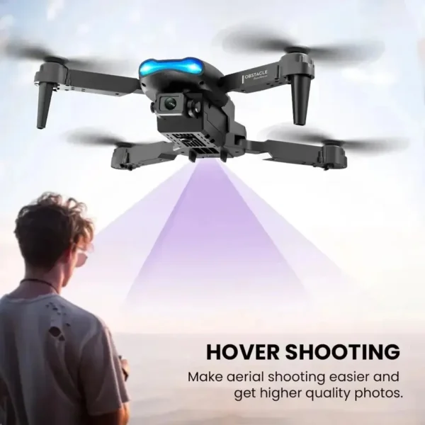 Professional E99 Drone 4k HD Dual Camera Aerial Photography WiFi FPV360° Air Flight Folding Quadcopter CHILDREN'S Toys Gifts 4