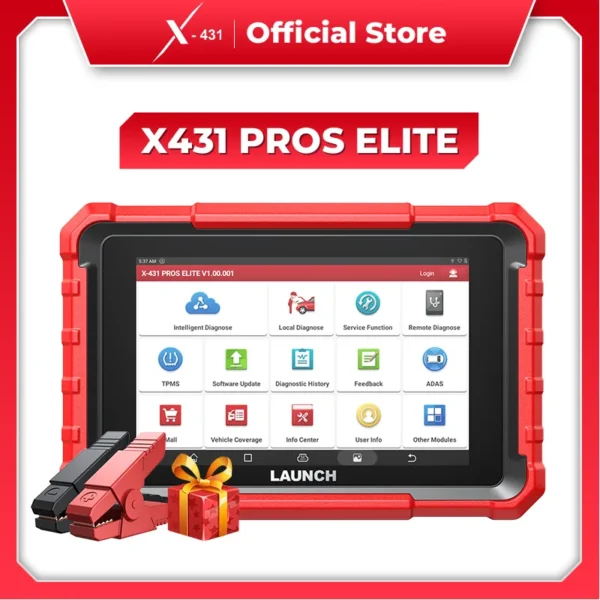 New X-431 LAUNCH Pros Elite Professional Automotive Scanner Car Diagnostic Tool Auto Scan OBD2 Diagnost Diagnosis Free Shipping 1