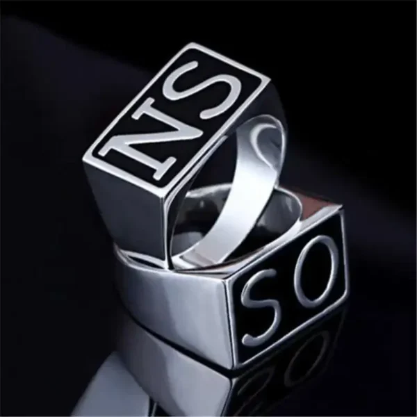 2 pcs Sons of Anarchy TV SOA Cosplay SONS Rings SO NS Silver Golden Mayans MC Steampunk Rock Punk Rings Men Cosplay Props 3