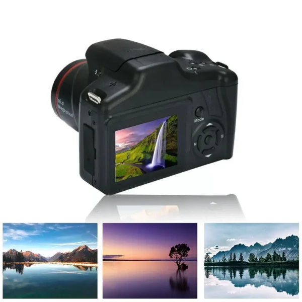 New Digital Camera SLR Portable Anti-shake Vlogging TFT 2.4in Camera 1080P Video LCD Zoom Camera 16X Cameras Ultra HD Scree R9T5 6