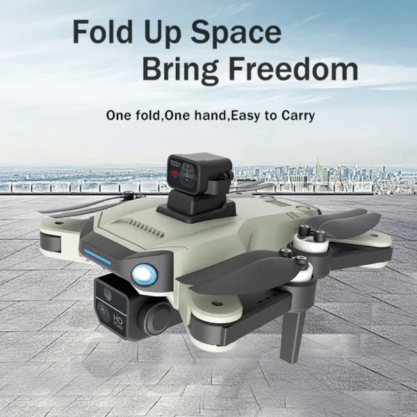 W2 GPS Drone with 4K  Camera for Adults BeginnerSmart hover double positioning;Foldable 5G FPV Drone Quadcopter Brushless Motors 4