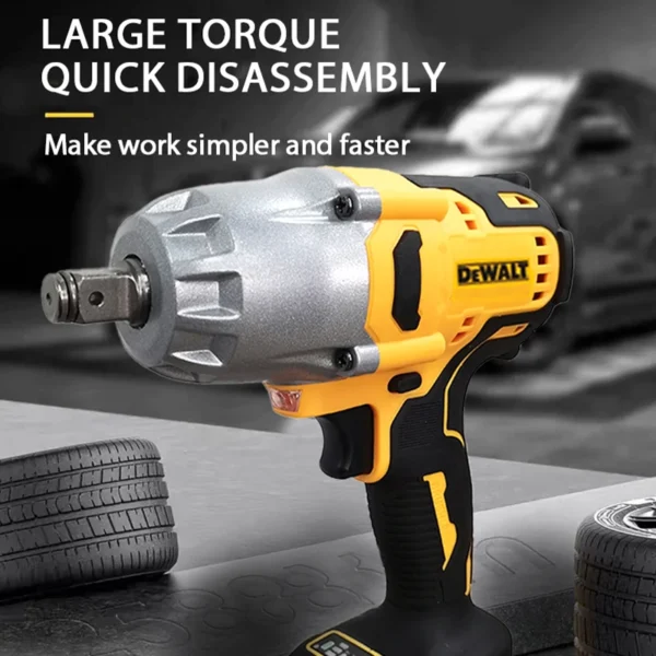 DEWALT 1/2in High Torque Electric Wrench Brushless Cordless Impact Wrench Decoration Team Power Tools For Dewalt 20V Battery 2