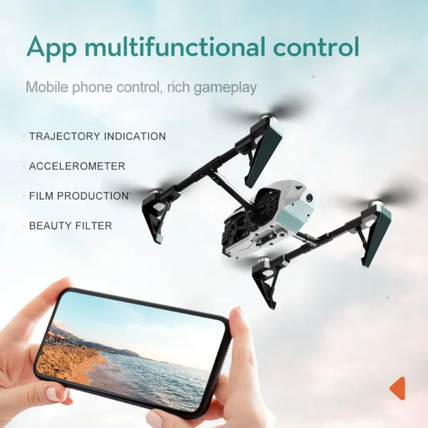 2024 New KS66 Drone Dual Camera 8K Professional Optical Flow Dual Brushless Dron Visual Hover Dual Lens Alloy Architecture Tosys 6