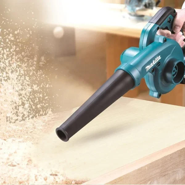 Makita DUB185Z Cordless Handheld Leaf Blower 18V LXT Air Blower Dust Blowing Cleaning For Woodworking Garden Power Tools DUB186 6