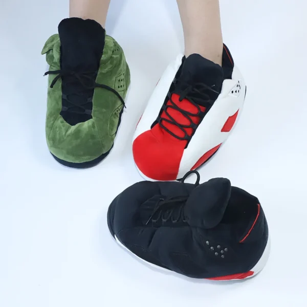 Unisex Winter Warm Home Slippers Women/Men One Size Sneakers Lady Indoor Cotton Shoes Woman House Floor Slippers Drop shopping 6