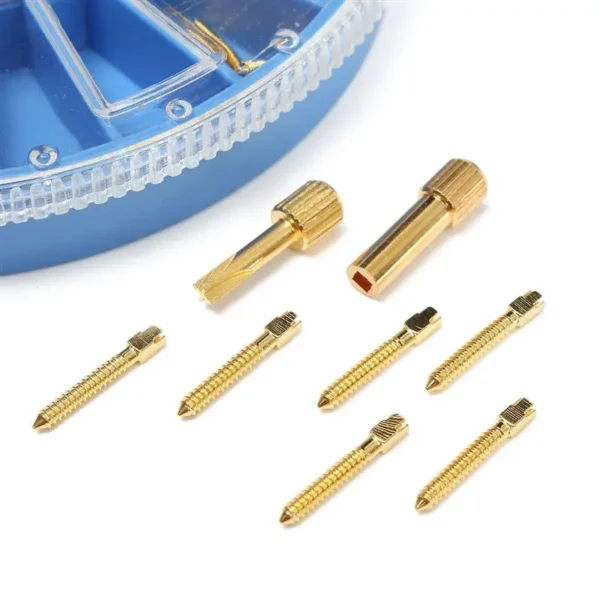 Dental Screw Post Gold Plated Screw Post 120pcs Dental Materials For Dentist Tool Dentistry 4