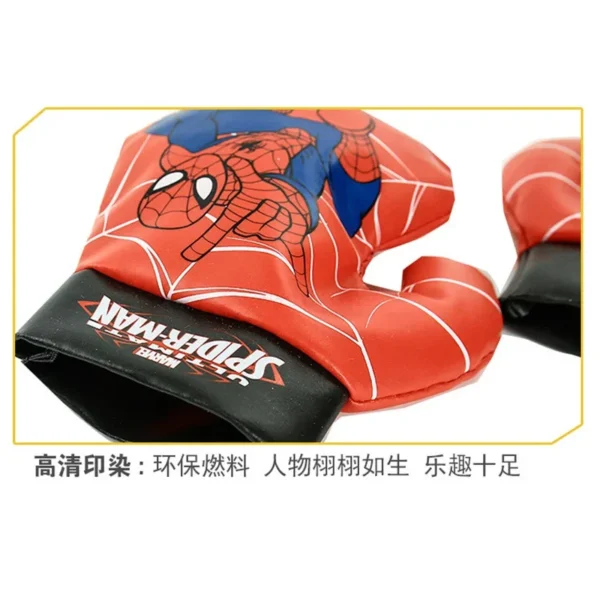 Spider Man Mini Boxing Set Children'S Glove+Bag Anime Cartoon Cute Sports Toy Physical Training Boy Girl Birthday X-Mas Gift Kid 5