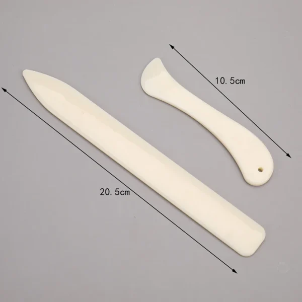 2pcs Folder Paper Creaser Tool Plastic Bone Scoring Folding Creasing Scrapbooking DIY Handmade Bookbinding Cards Tool 6