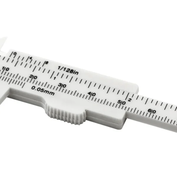 New Mini Plastic Vernier Caliper, 0-80mm Measuring Jewelry Measuring Tool, Students Caliper, Small Gifts 5