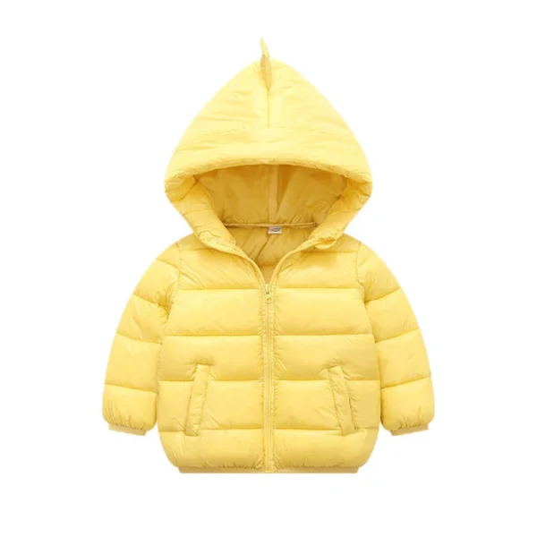 2 3 4 5 6 Years Old Winter Baby Boys Jacket Fashion 3D Dinosaur Outerwear Hooded Zipper Christmas Party Girl Coat Kids Clothes 5