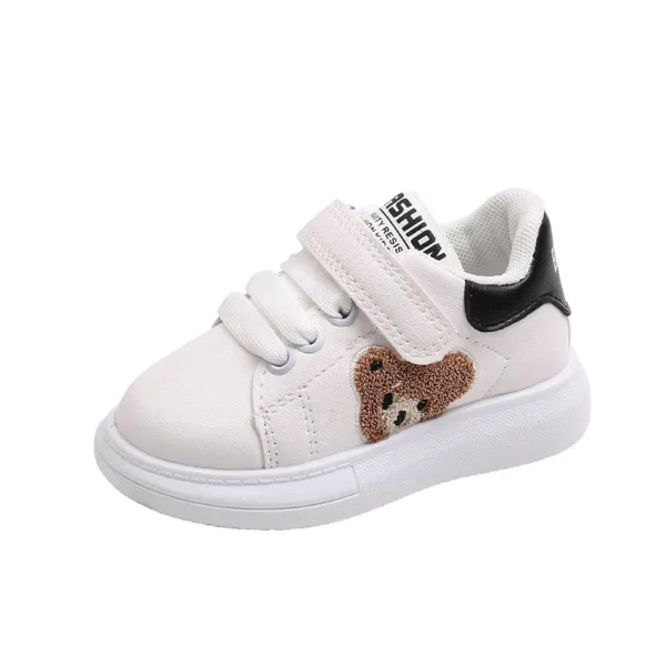 Children Shoes 2024 Spring Autumn Kids Sneakers Boys Sport Shoes Fashion Cute Animal Girls White Shoes Size 21-30 6