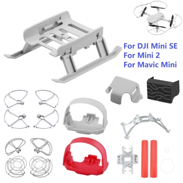 Mini Drone Accessories for DJI Mini SE/Mini 2/Mavic Mini Wing Fan Cover Protective Blade Bumper Propeller Protector Guard Bracke 1