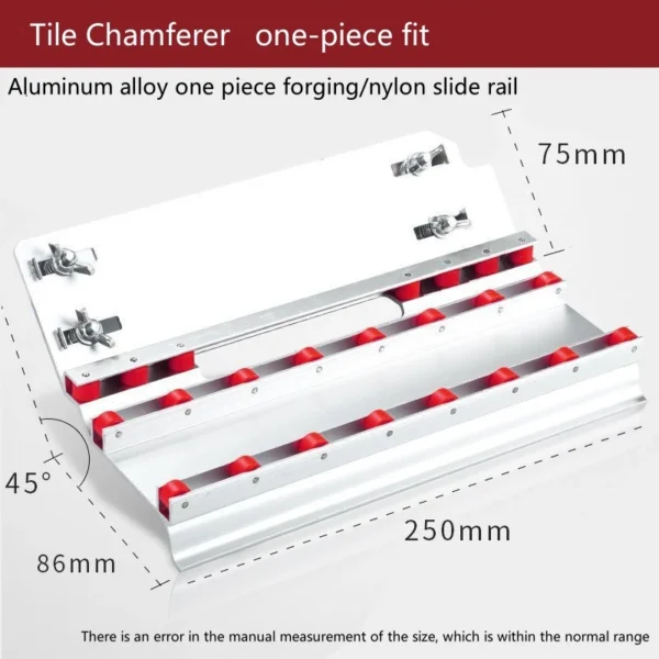 Tiling 45 Degree Angle Cutting Machine Support Mount Ceramic Tile Cutter Seat Chamfer for Stone Building Tool Corner Cutting 6